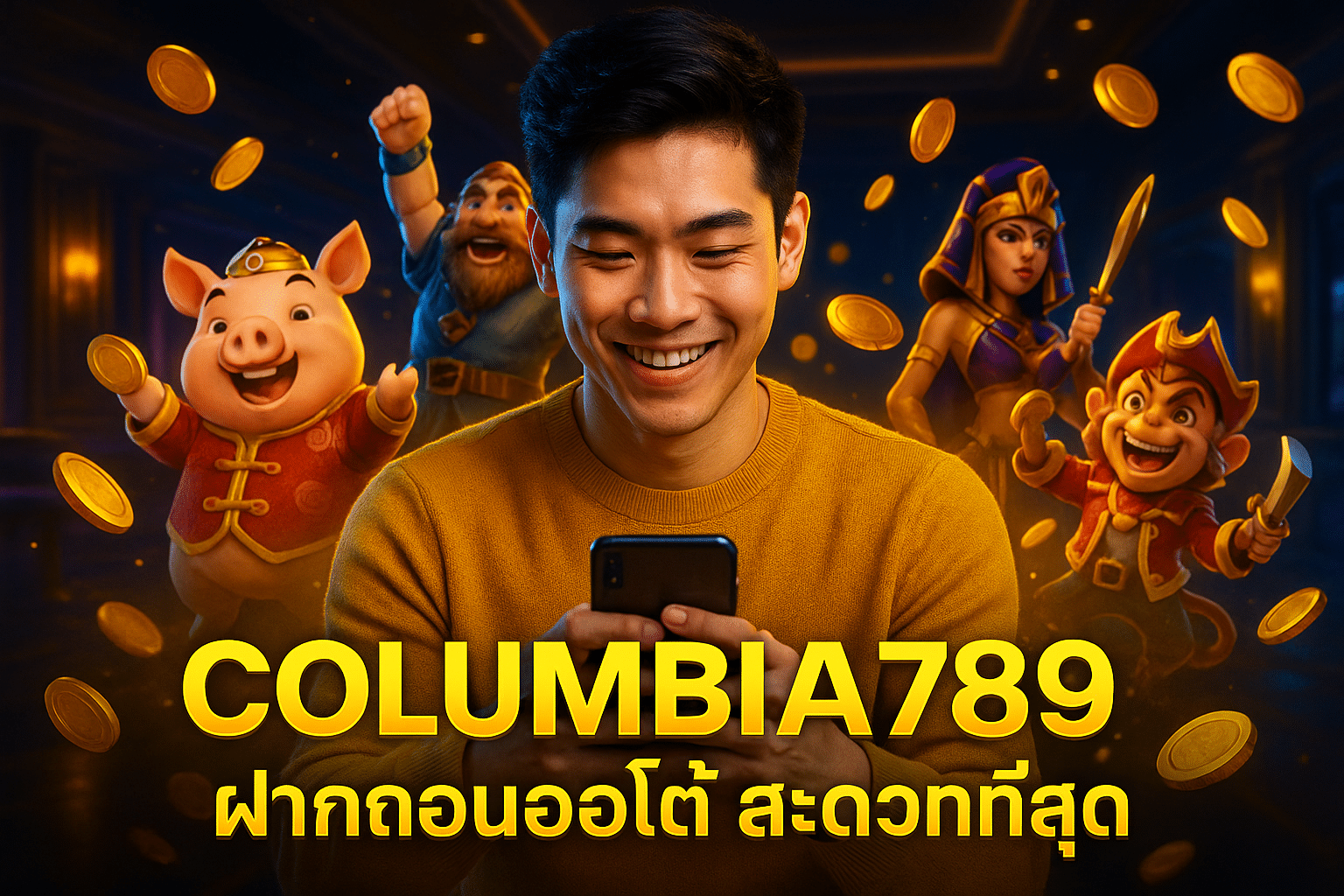 COLUMBIA789 ฝากถอนออโต้ สะดวกที่สุด