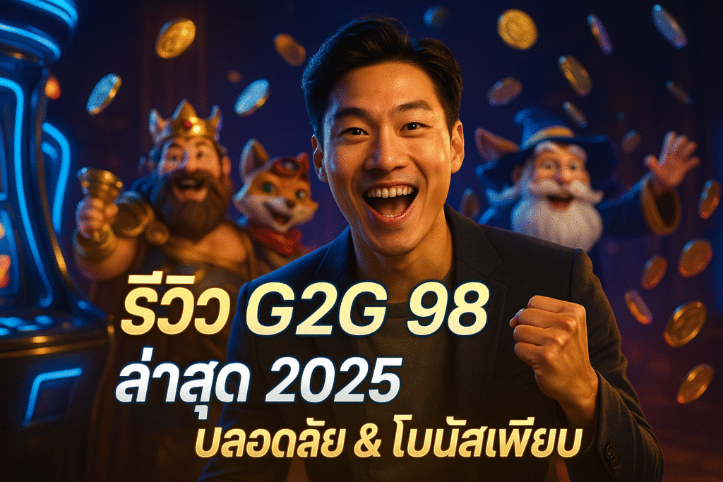 รีวิว G2G 98 ล่าสุด 2025 ปลอดภัย & โบนัสเพียบ